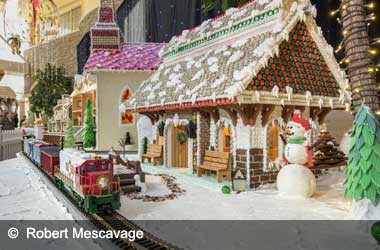 Turning Stone Channels Holiday Cheer with 2021 Gingerbread Village