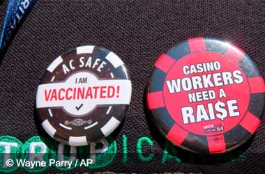 "Casino Workers need a Raise" Button