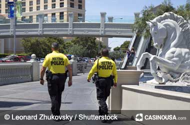 Las Vegas Metro Police on patrol