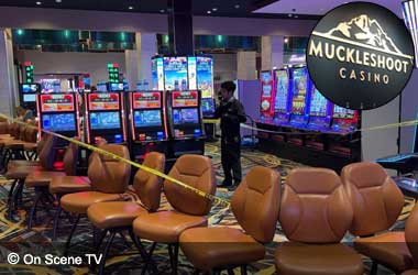Random Stabbing at Muckleshoot Casino in Washington Kills Patron Taped off slots where a patron was stabbed at Muckleshoot Casino