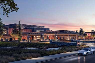 Rendering of proposed Shiloh Casino & Resort in California
