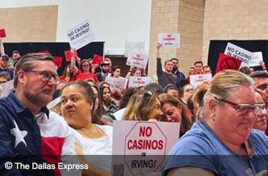 The People of Irving Voice Concerns Over Las Vegas Sands’ Rezoning Plan Irving residents protest proposal to build Las Vegas Sands Casino