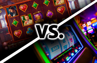 Online Slots versus Land-Based Slot Machines Casino House Edge