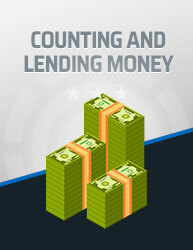 Counting and Lending Money Icon