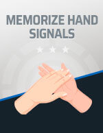 Memorize Hand Signals Icon