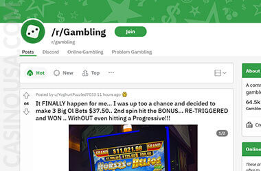 Sub-Reddit Gambling