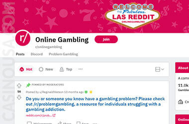 Sub-Reddit Online Gambling