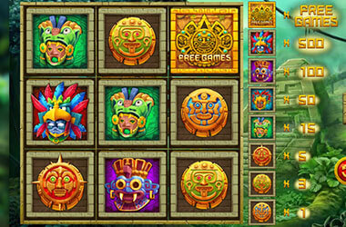Aztec Warrior Scrratchcard Screenshot