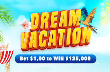 Dream Vaction Scratchcard Screenshot