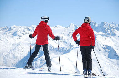 Image of Parsenn Mountian Near Casino Davos, Switzerland