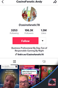 Gambar Kasino Pengguna TikTokFanatic Andy