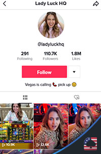 Gambar Pengguna TikTok Lady Luck HQ