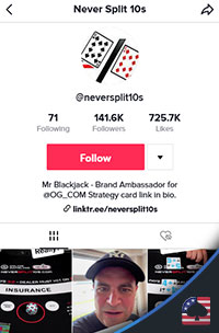 Gambar Pengguna TikTok Never Split 10s