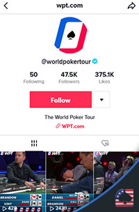 Gambar Tur Poker Dunia Pengguna TikTok