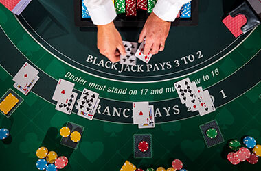 Gambar Kartu Flipping Dealer Kasino Blackjack